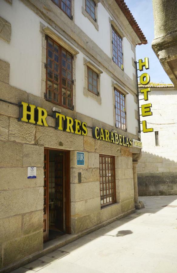 Hotel Tres Carabelas Baiona Bagian luar foto